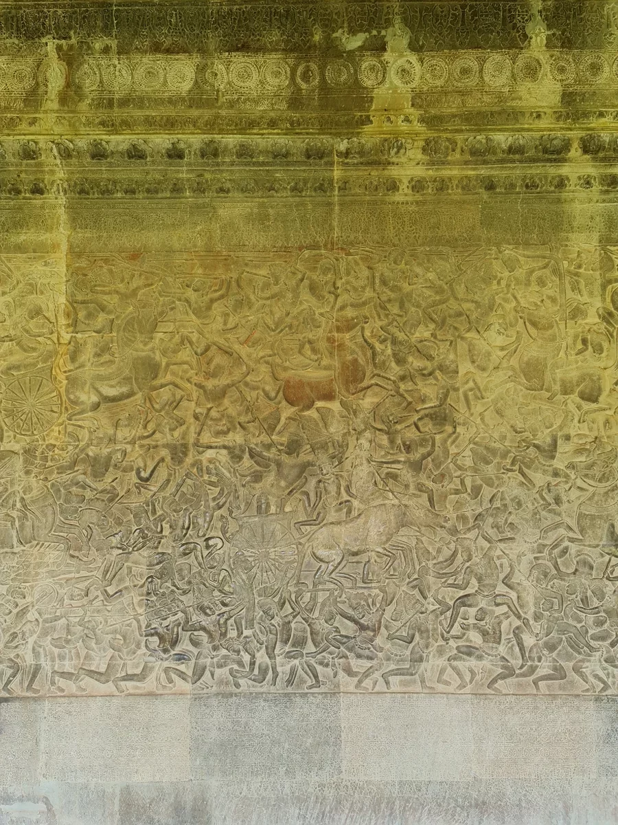 Настенные барельефы. Ангкор Ват